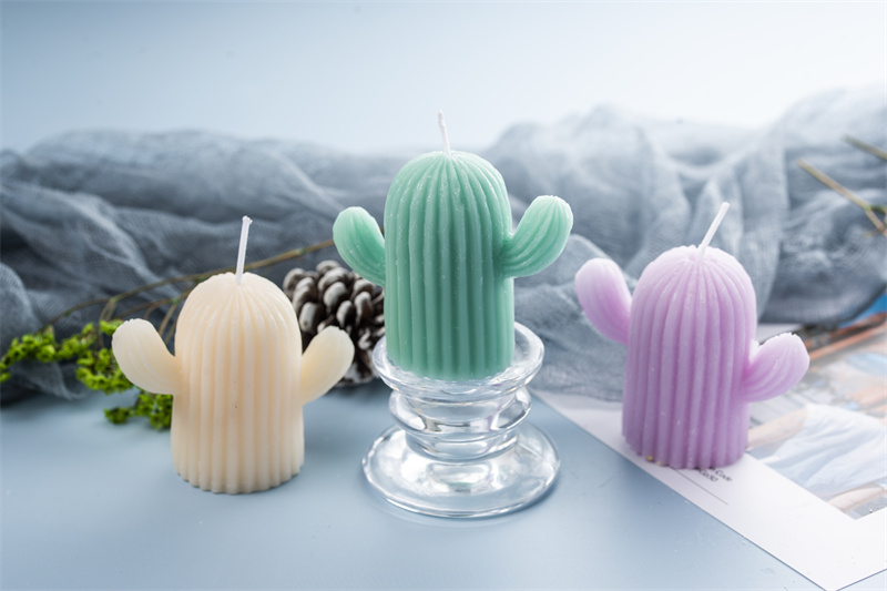 Creative Cute Cactus Aroma Candle Living Room Decoration